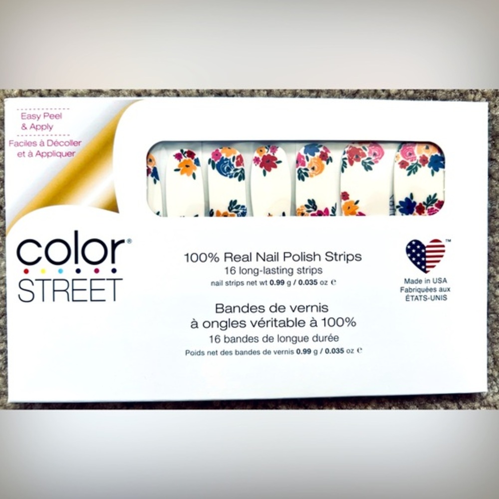 Unopened Color Street nail strips Bloomer Has It